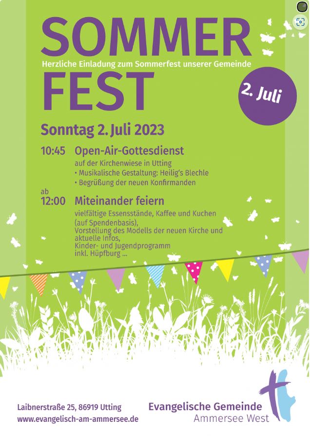 Sommerfest Evangelische Gemeinde